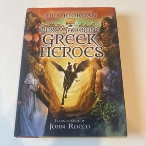 Percy Jackson's GREEK HEROES 1st edition Book Hardcover with Dust Jacket